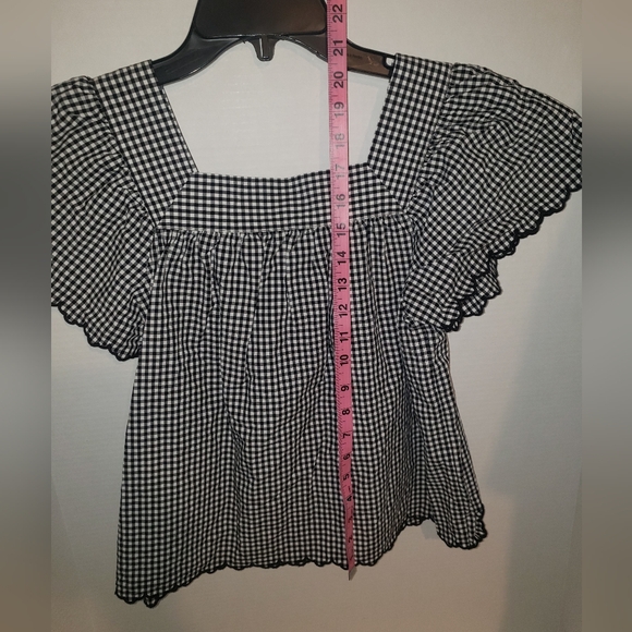 Rails Checkered Square Neck XS Top - Picture 7 of 8